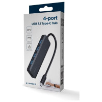 Gembird I/O HUB USB-C 4PORT/UHB-CM-U3P4P-01 GEMBIRD