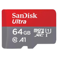 Sandisk MEMORY MICRO SDXC 64GB UHS-I/W/A SDSQUAB-064G-GN6MA SANDISK