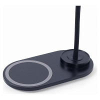 Gembird MOBILE CHARGER WRL DESK LAMP/BLACK TA-WPC10-LED-01 GEMBIRD