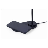 Gembird MOBILE CHARGER WRL DESK LAMP/BLACK TA-WPC10-LED-01 GEMBIRD