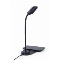 Gembird MOBILE CHARGER WRL DESK LAMP/BLACK TA-WPC10-LED-01 GEMBIRD