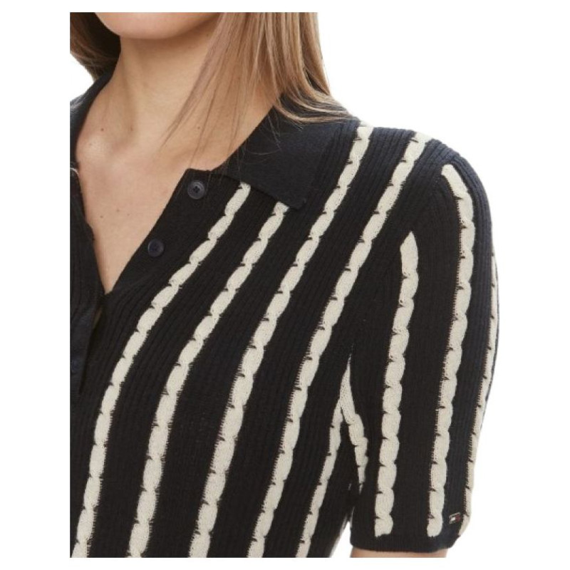 Tommy Hilfiger Cable F&F Polo SS W Dress WW0WW41748 (M)