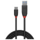 Lindy CABLE USB3.2 A-C 0.5M/BLACK 36915 LINDY