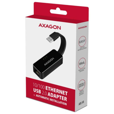 Axagon ADE-XR Type-A USB2.0 - Fast Ethernet 10/100 Adapter