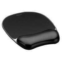 Fellowes MOUSE PAD CRYSTAL GEL/BLACK 9112101 FELLOWES