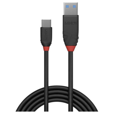 Lindy CABLE USB3.2 A-C 1.5M/BLACK 36917 LINDY