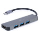 Gembird I/O ADAPTER USB-C TO HDMI/USB3/2IN1 A-CM-COMBO2-01 GEMBIRD