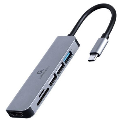 Gembird I/O ADAPTER USB-C TO HDMI/USB3/6IN1 A-CM-COMBO6-02 GEMBIRD