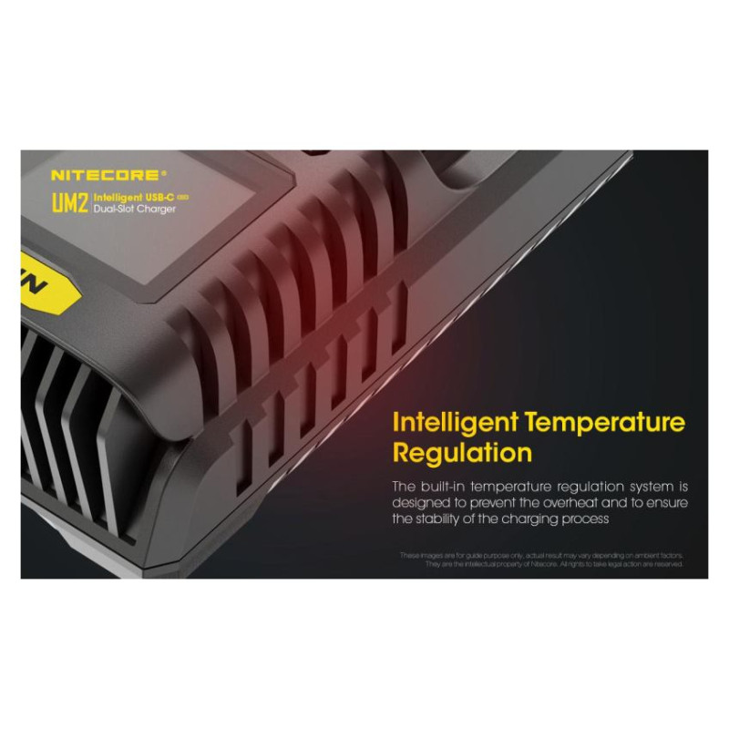Nitecore BATTERY CHARGER 2-SLOT/UM2 NITECORE
