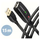 Axagon CABLE USB2.0 A-M/A-F ACTIVE/15M ADR-215 AXAGON