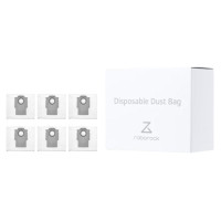 Roborock Vacuum Cleaner Accessory|ROBOROCK|Disposable Dust Bag 6pcs|White|For Q7 White+/Q7 White Max+/Q7 Black/ Q7 Black Max/Q7 Black+/Q7 Black Max+/Q5 Black+/S7 MaxV Black/S7 Black MaxV Ultra/S7 White Pro Ultra/S8 White Pro Ultra/S8 Black Pro Ultra/Q7 Wh