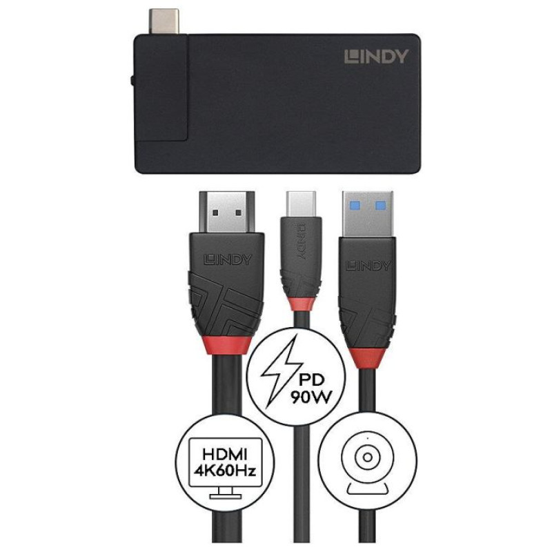 Lindy I/O DOCKING STATION USB-C/DST-MICRO 43336 LINDY