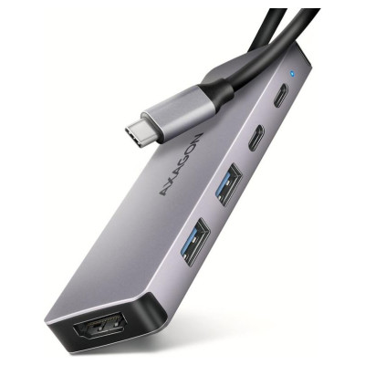 Axagon HMC-5H60 USB-C 3.2 Gen 1 hub, 2x USB-A, 1x USB-C, 4K 60Hz HDMI, PD 100W, 15cm USB-C cable