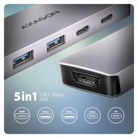 Axagon I/O HUB USB-C 5IN1/0.15M HMC-5H60 AXAGON