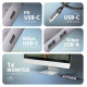 Axagon I/O HUB USB-C 5IN1/0.15M HMC-5H60 AXAGON