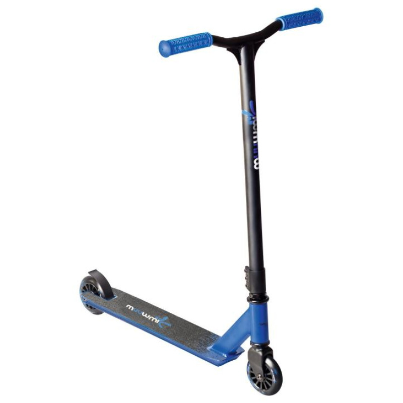 Muuwmi Stuntscooter skrejritenis 100 mm, melns/zils - AU 408