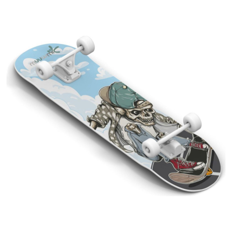 Muuwmi Skateboard skrituļdēlis, ABEC 5, Skull - AU 540