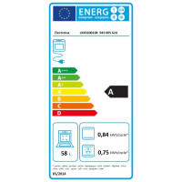 Electrolux 600.sērijas gāzes plīts ar elektrisko cepeškrāsni, melna, 50cm - LKK560010K