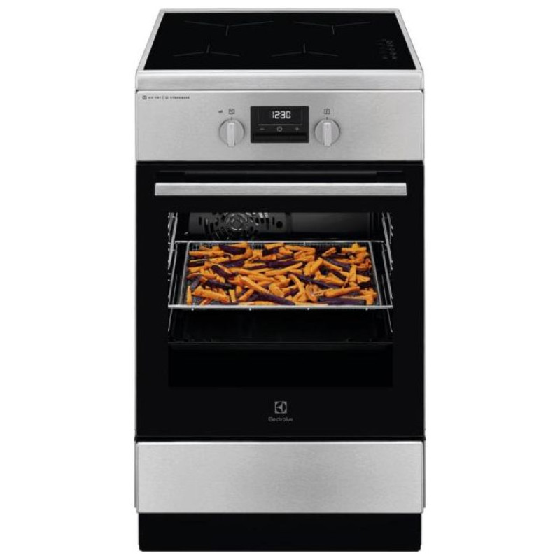 Electrolux elektriskā plīts ar elektrisko cepe&scaron;krāsni un indukcijas virsmu, 50cm (1. kopija) - LKI564267X