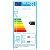 Electrolux iebūvējama tvaika cepeškrāsns, 70 l,  melna - EOB7S31Z