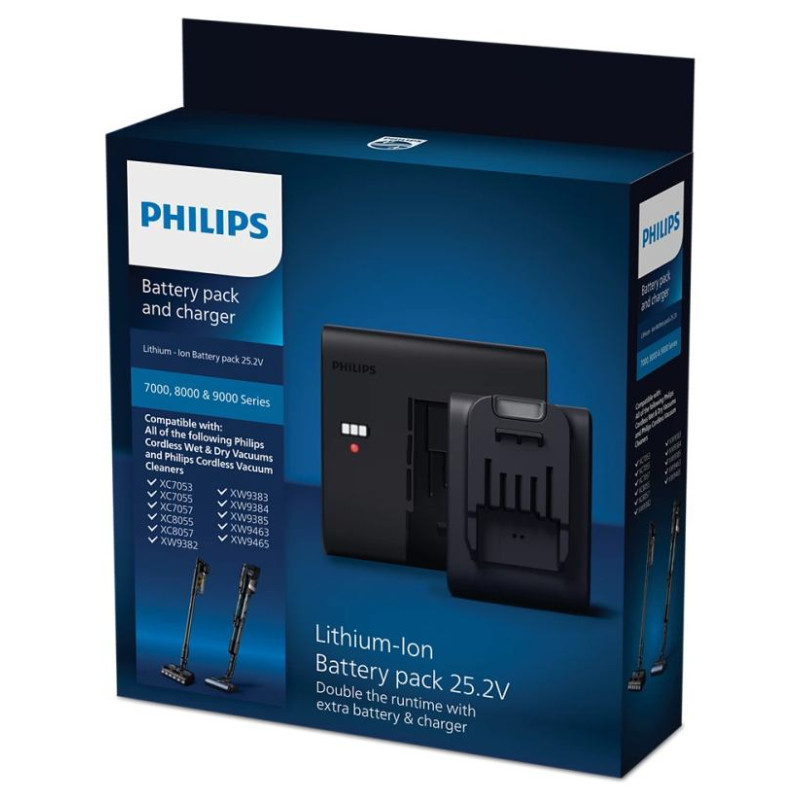Philips VACUUM ACC BATTERY & CHARGER/XV1797/01 PHILIPS
