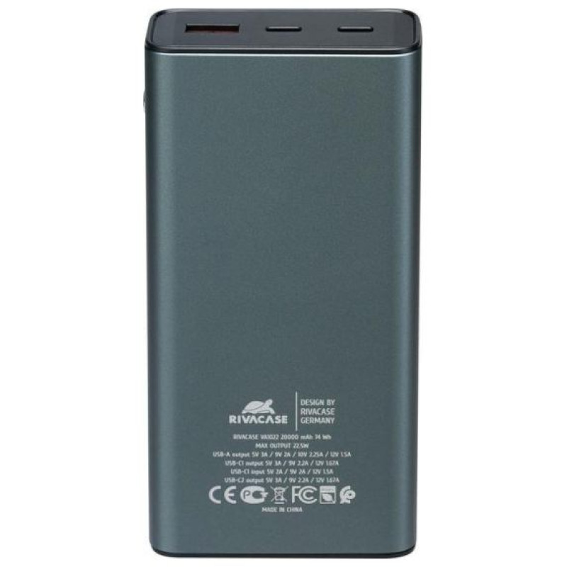 Rivacase POWER BANK USB 20000MAH/VA1022 RIVACASE
