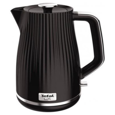 Tefal tējkanna Loft, 1.7l, 2400W, melna - KO2508