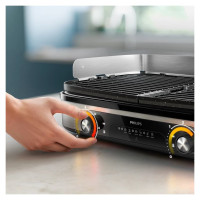 Philips elektriskais galda grils, melns - HD6222/90