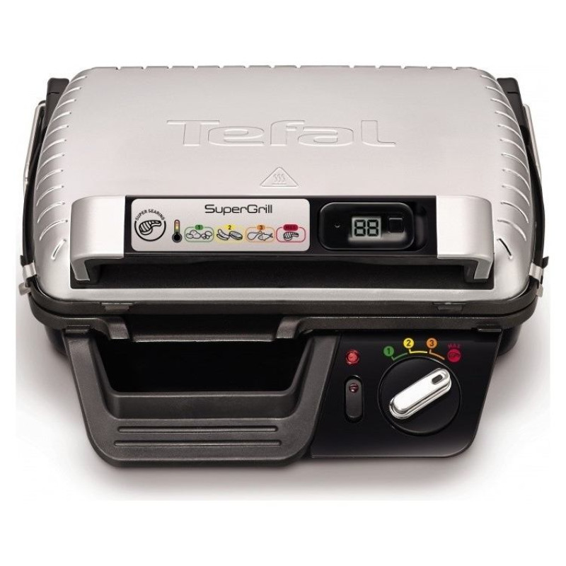 Tefal grills Supergrill ar taimeri, 2000W, 600cm2 - GC451B12