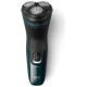 Philips Shaver Series 3000X, Wet& Dry skuveklis (lādējams), tumši zaļš - X3002/00
