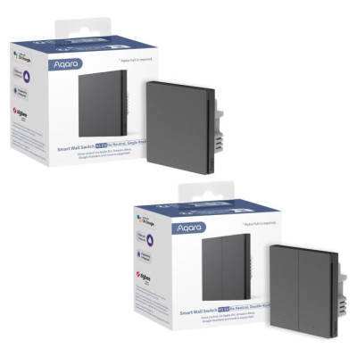 Aqara SMART HOME WIRED SWITCH SINGLE/WS-EUK01 GREY AQARA