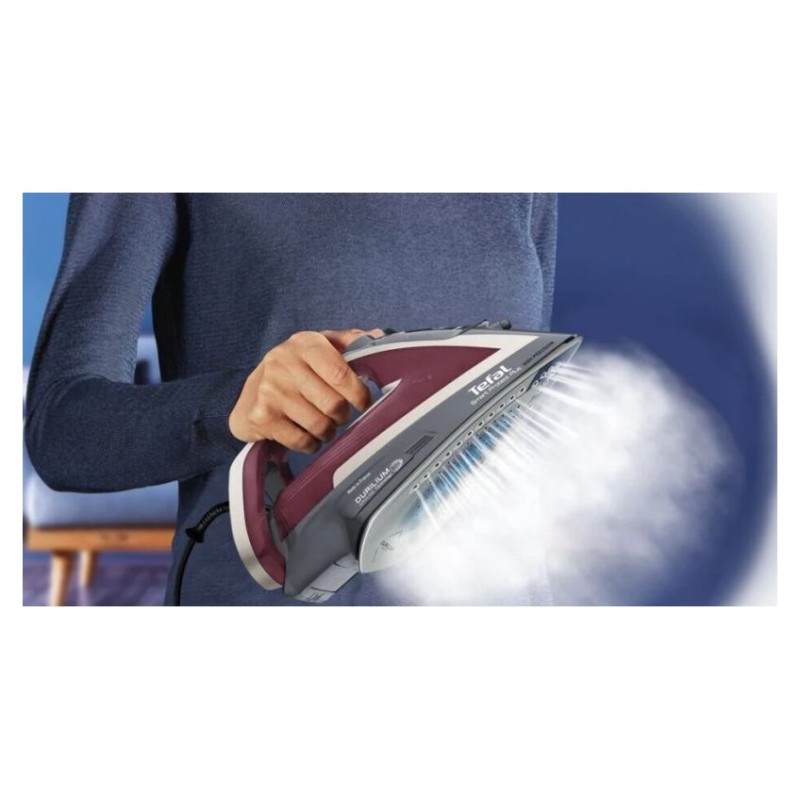 Tefal Smart Protect Plus gludeklis, 2800W, sarkans/pelēks - FV6870E0