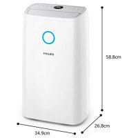 Philips 3000. sērijas gaisa sausinātājs, balts - DE3306/11