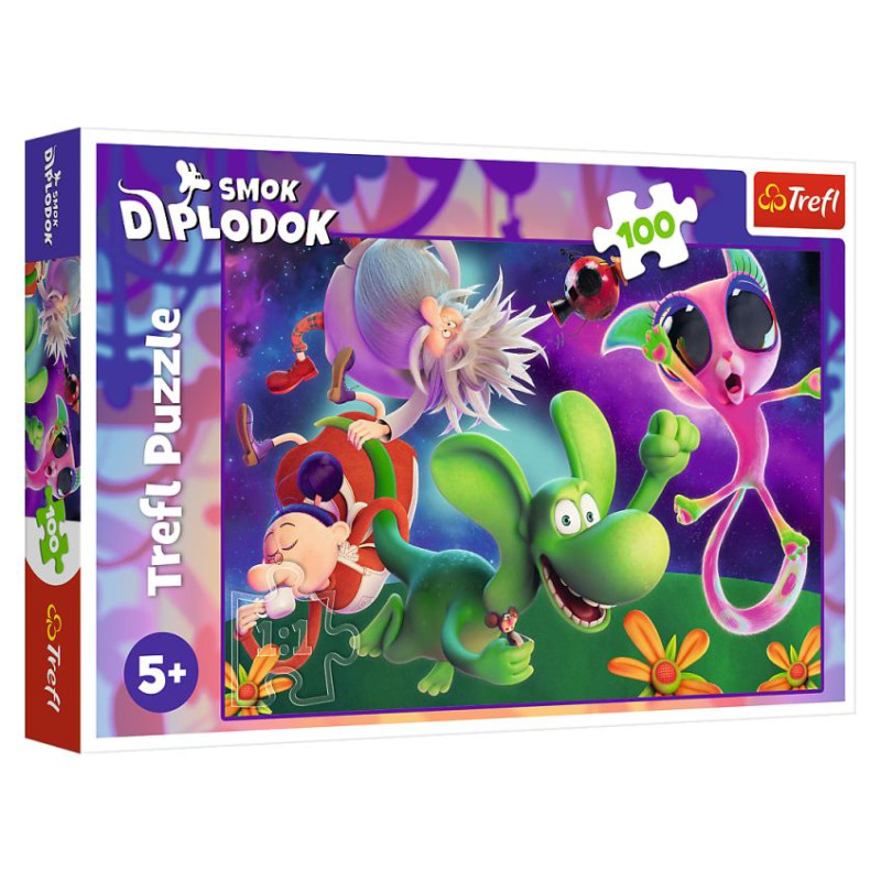 Trefl Diplodocus Puzle, 100 gab.