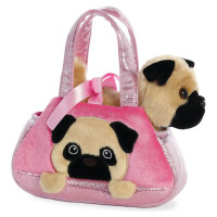 Fancy Pals AURORA Fancy Pals plīša rotaļlieta mopsis somiņā, 20 cm