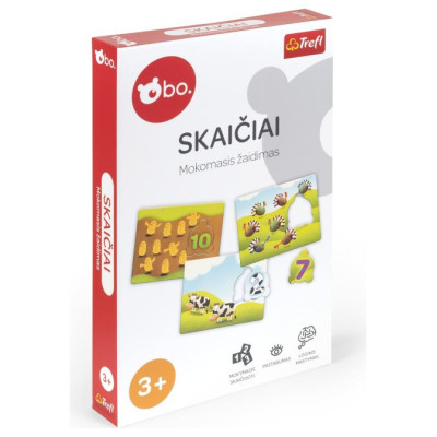 BO. Развивающая настольная игра "Цифры" (на литовском языке)