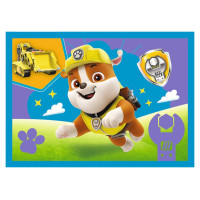 Trefl PAW PATROL Pužļu komplekts 4in1 Ķepa Patruļa