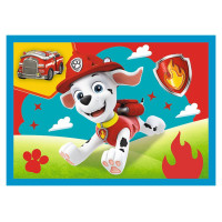 Trefl PAW PATROL Pužļu komplekts 4in1 Ķepa Patruļa