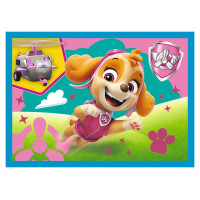 Trefl PAW PATROL Pužļu komplekts 4in1 Ķepa Patruļa