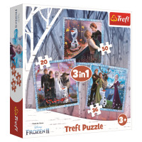 Trefl FROZEN Pužļu komplekts 3in1 Ledus Sirds 2