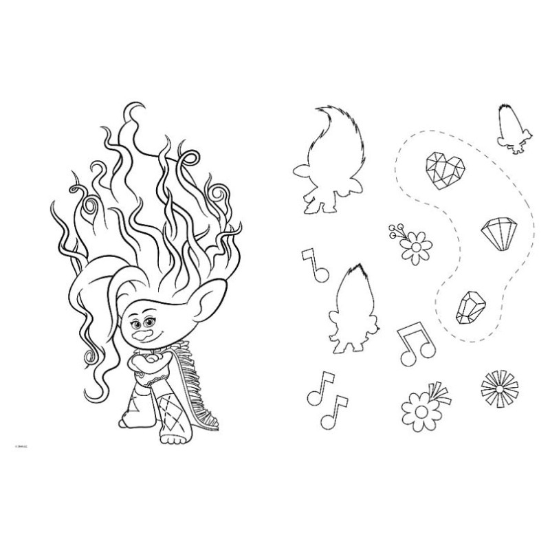 Trefl TROLLS Super Maxi puzle, 24 gab.