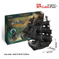 Cubic Fun CUBICFUN 3D Puzle kuģis \"Queen Ann\s Revenge\"