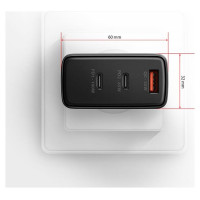 Axagon MOBILE CHARGER WALL USB 100W/GAN 3PORT ACU-DPQ100 AXAGON