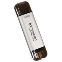 Transcend External SSD|TRANSCEND|ESD310|512GB|USB-C|USB|3D NAND|Write speed 900 MBytes/sec|Read speed 1050 MBytes/sec|TS512GESD310S