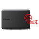 Toshiba External HDD|TOSHIBA|Canvio Basics 2022|HDTB510EK3AA|1TB|USB 3.2|Colour Black|HDTB510EK3AA