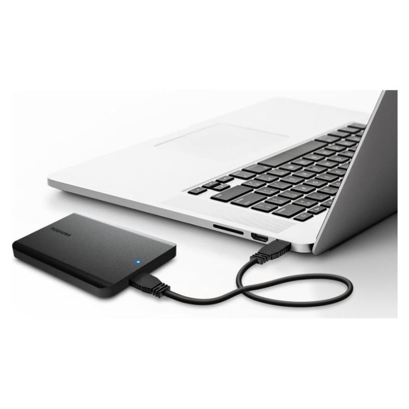 Toshiba External Hard Drive Canvio Basics (2.5" 1TB, USB 3.2 Gen1, Black)