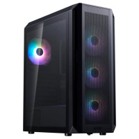 Adata Case|ADATA|VALOR AIR PLUS MID|MidiTower|Case product features Transparent panel|ATX|MicroATX|MiniITX|Colour Black|VALORAIRPLUSMTA-BKCWW