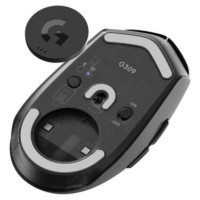 Logitech MOUSE USB OPTICAL WRL G309/BLACK 910-007199 LOGITECH
