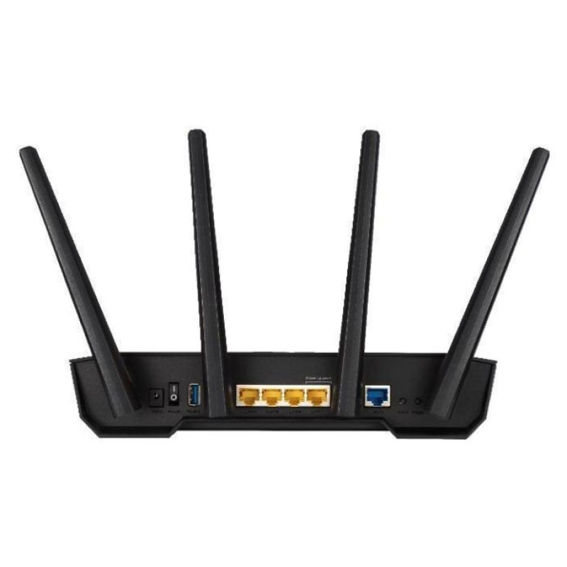 Asus Wireless Router|ASUS|Wireless Router|3000 Mbps|Mesh|Wi-Fi 5|Wi-Fi 6|IEEE 802.11a/b/g|IEEE 802.11n|USB 3.1|1 WAN|4x10/100/1000M|Number of antennas 4|TUF-AX3000
