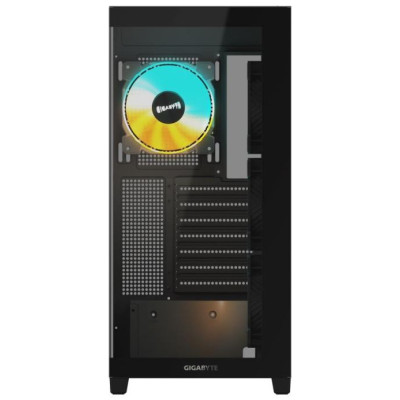 Gigabyte Case|GIGABYTE|GB-C500P ST|MidiTower|Case product features Transparent panel|ATX|MicroATX|MiniITX|Colour Black|GB-C500PST